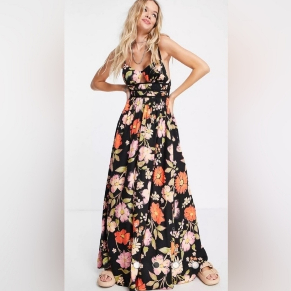 Free People Wisteria Maxi Dress Size Small